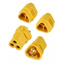 Гнездо MT30-F.G.Y. Female 3pin, разъем питания для соединения двигателей с регуляторами скорости, 30А(60A)