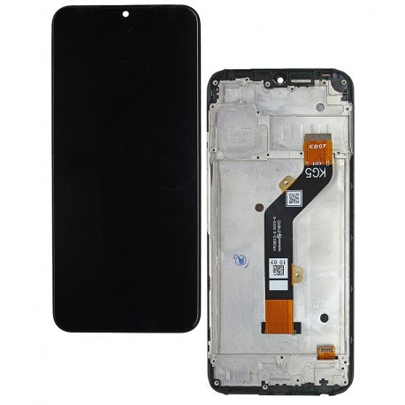 Дисплей для Tecno Spark Go (2022), черный, с рамкой, оригинал (PRC), KG5m