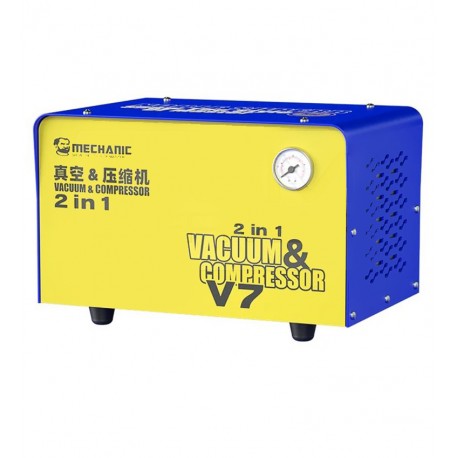 Вакуумний насос Mechanic V7, з компресором, 2 in1