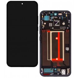 Дисплей для Oppo Reno13 5G, синій, з рамкою, оригінал (PRC), CPH2689, PKM110, Luminous Blue