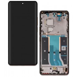 Дисплей для Realme 12 Pro, золотистий, з рамкою, оригінал (PRC), RMX3842