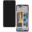 Дисплей для Realme 13 5G, чорний, з рамкою, оригінал (PRC), RMX3951, DI0672BI08
