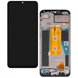 Дисплей для Realme C61, чорний, з рамкою, оригінал (PRC), RMX3939, RMX3930