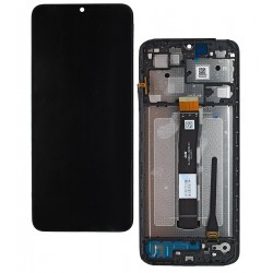 Дисплей для Xiaomi Redmi 12C, черный, с рамкой, оригинал (PRC)