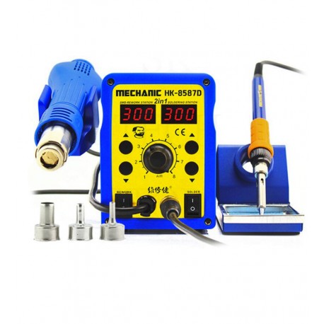 Паяльна станція термоповітряна Mechanic HK-8587D, турбінна