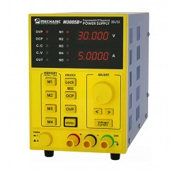 Лабораторный блок питания Mechanic M3005D+, одноканальный, импульсный, до 30 В, до 5 А, светодиодные индикаторы