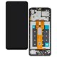 Дисплей для Samsung A066 Galaxy A06 5G, чорний, з рамкою, оригінал (переклеєне скло)