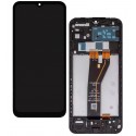 Дисплей для Samsung A146B Galaxy A14 5G, черный, с рамкой, High Quality, SM-A146B A14 5G V04
