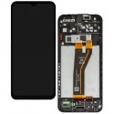 Дисплей для Samsung A146B Galaxy A14 5G, чорний, з рамкою, оригінал (PRC), BS066FBM-L09-DB01_1.1