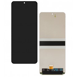 Дисплей для Samsung F731 Galaxy Z Flip5, черный, без рамки, оригинал (переклеенное стекло)