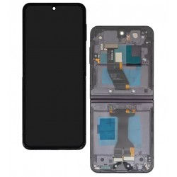 Дисплей для Samsung F731 Galaxy Z Flip5, черный, с рамкой, High Quality