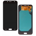 Дисплей для Samsung J730 Galaxy J7 (2017), J730F Galaxy J7 (2017), черный, без логотипа, без рамки, High Quality, (OLED)