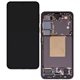 Дисплей для Samsung S921 Galaxy S24, черный, с рамкой, оригинал (PRC)
