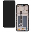 Дисплей для ZTE Nubia Focus Pro, чорний, з рамкою, оригінал (PRC), TXDI670EBEPX-19