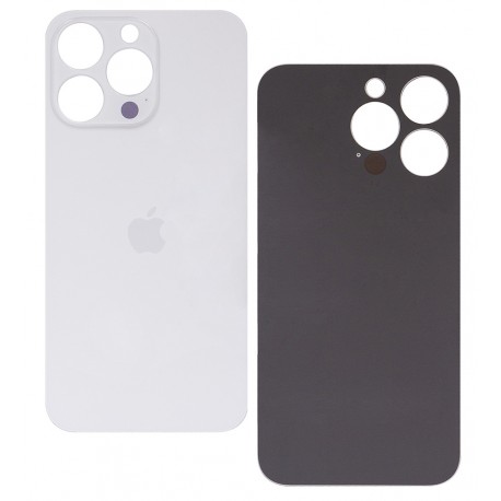 Задня панель корпуса для Apple iPhone 13 Pro, білий, сріблястий, без зняття рамки камери, Original (PRC), Silver, big hole