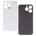 Задня панель корпуса для Apple iPhone 13 Pro, білий, сріблястий, без зняття рамки камери, Original (PRC), Silver, big hole