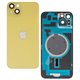 Задняя панель корпуса для Apple iPhone 14 Plus, желтый, со стеклом камеры, High Quality, Yellow