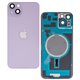 Задняя панель корпуса для Apple iPhone 14 Plus, фиолетовый, со стеклом камеры, High Quality, Purple