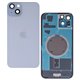 Задняя панель корпуса для Apple iPhone 15 Plus, голубой, со стеклом камеры, High Quality
