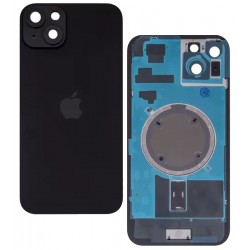 Задняя панель корпуса для Apple iPhone 15 Plus, черный, со стеклом камеры, High Quality