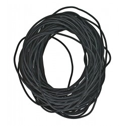 Кабель в силиконовой изоляции 28AWG, 0,08 мм², 1 м, черный, UL3135 Кабель в силиконовой изоляции 28AWG, 0,08 мм², 1 м, черный, UL3135