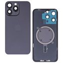 Задня панель корпуса для Apple iPhone 15 Pro Max, чорний, із склом камери, High Quality