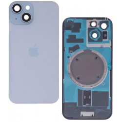 Задняя панель корпуса для Apple iPhone 15, голубой, со стеклом камеры, High Quality Задняя панель корпуса для Apple iPhone 15, голубой, со стеклом камеры, High Quality