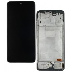 Дисплей для Xiaomi Redmi Note 14 (4G), чорний, з рамкою, High Quality (OLED)