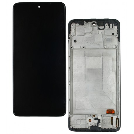 Дисплей для Xiaomi Redmi Note 14 (4G), черный, с рамкой, High Quality (OLED)