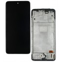 Дисплей для Xiaomi Redmi Note 14 (4G), 159.6mm, черный, с рамкой, High Quality (OLED), 24117RN76G, 24117RN76O