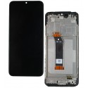 Дисплей для Xiaomi Poco M4 5G, Poco M5, Redmi Note 11E, черный, с рамкой, High quality
