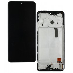 Дисплей для Xiaomi Redmi Note 11 Pro, Redmi Note 11 Pro 5G, чорний, з рамкою, High quality, (OLED)