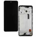 Дисплей для Xiaomi Redmi Note 11 Pro, Redmi Note 11 Pro 5G, черный, с рамкой, High quality, (OLED)