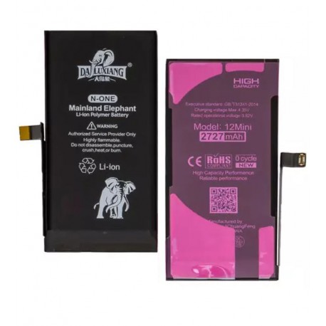Аккумулятор Da Luxiang для Apple iPhone 12 mini, Li-ion, 3,82 B, 2727 мАч, увеличенная емкость, Original IC