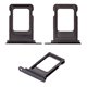 Держатель SIM-карты для Apple iPhone 15 Pro, iPhone 15 Pro Max, черный, Black Titanium