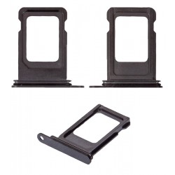 Держатель SIM-карты для Apple iPhone 15 Pro, iPhone 15 Pro Max, черный, Black Titanium