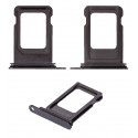 Держатель SIM-карты для Apple iPhone 15 Pro, iPhone 15 Pro Max, черный, Black Titanium