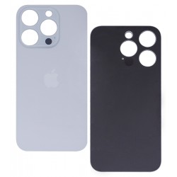 Задняя панель корпуса для Apple iPhone 15 Pro, белый, без снятия рамки камеры, High quality, big hole