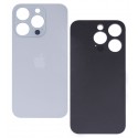 Задняя панель корпуса для Apple iPhone 15 Pro, белый, без снятия рамки камеры, High quality, big hole