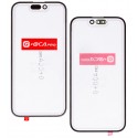 Стекло дисплея G+OCA PRO для Apple iPhone 15 Pro, с ОСА-пленкой, черный