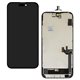 Дисплей для Apple iPhone 15 Plus, чорний, з рамкою, High quality, (OLED), OEM hard