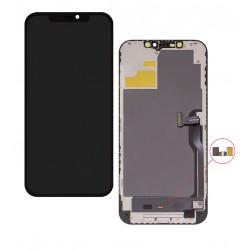 Дисплей для Apple iPhone 12 Pro Max, чорний, з рамкою, High Copy, без мікросхеми, з пластиками камери та давача наближення, (OLED), DD-OLED Дисплей для Apple iPhone 12 Pro Max, чорний, з рамкою, High Copy, без мікросхеми, з пластиками камери та давача наближення, (OLED), DD-OLED