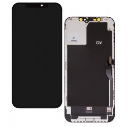 Дисплей для Apple iPhone 12 Pro Max, чорний, з рамкою, High Quality, (AMOLED), GX OEM soft Дисплей для Apple iPhone 12 Pro Max, чорний, з рамкою, High Quality, (AMOLED), GX OEM soft