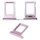 Держатель SIM-карты для Apple iPhone 15, iPhone 15 Plus, розовый