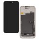 Дисплей для Apple iPhone 15 Pro Max, черный, с рамкой, High quality, (OLED), OEM hard