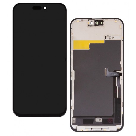 Дисплей для Apple iPhone 15 Pro Max, черный, с рамкой, China quality, (TFT)