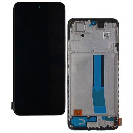 Дисплей для Xiaomi Redmi Note 11, черный, с рамкой, High Copy, (OLED)