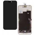 Дисплей для Apple iPhone 15 Pro Max, черный, с рамкой, High Quality, (AMOLED), GX OEM soft, 120Hz