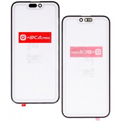 Стекло дисплея G+OCA PRO для Apple iPhone 15 Pro Max, с ОСА-пленкой, черный