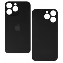 Задняя панель корпуса для Apple iPhone 14 Pro Max, черная, small hole